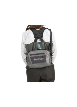 Simms Dry Creek Z Hip Pack Steel - on the back