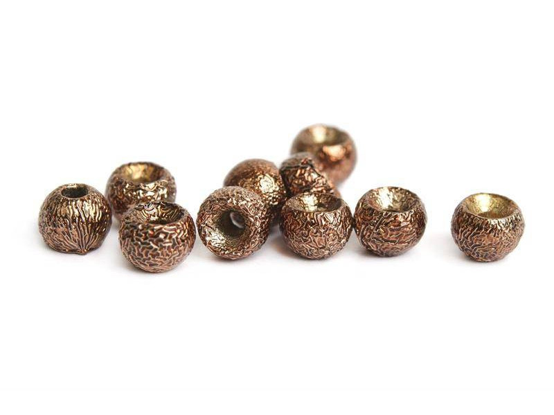 Gritty Tungsten Beads - Metallic Coffe 4,6  mm