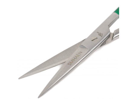 Smhaen Scissor Straight 5" Tungsten Green - Close up