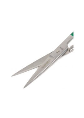 Smhaen Scissor Straight 5" Tungsten Green - Close up