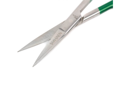 Smhaen Scissor Straight 4,5" Tungsten Green - Close up