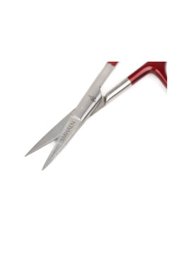 Smhaen Scissor Straight 4" Tungsten Red - Close up