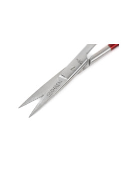 Smhaen Scissor Straight 4,5" Tungsten Red - Close up