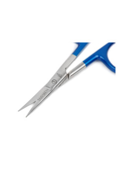 Smhaen Scissor Straight 4" Tungsten Blue - Close up