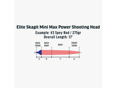 Rio Elite Skagit Mini Max Power - Taper