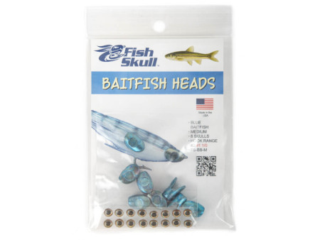 Baitfish Head - Medium - Blue Baitfish