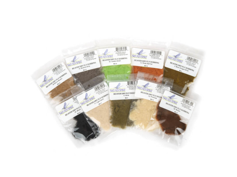 Natures Spirit Beaver dry fly dubbing
