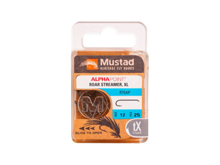 Mustad Heritage R75 Streamer - box med flugkrok