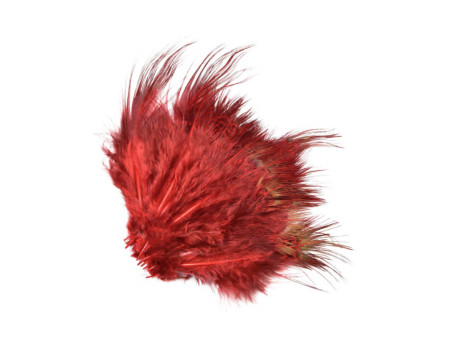 SNS Pheasent Rump Feathers - Blood Red
