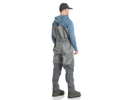 Vision Koski Zip - Grey - from back with model