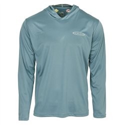 Vision Bamboo Bug & UV Hoodie, stone blue