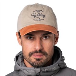 Guideline Fly Fishing Cap - Khaki/Pumpkin