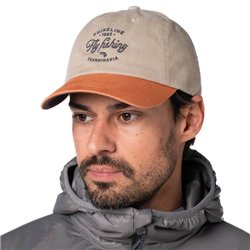 Guideline Fly Fishing Cap - Khaki/Pumpkin