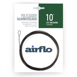 Airflo Polyleader Salmon/Steelhead - Extra Strong - Brown