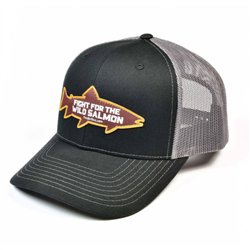 Frödin Flies ‘Wild Salmon’ Trucker Hat - Black/Grey