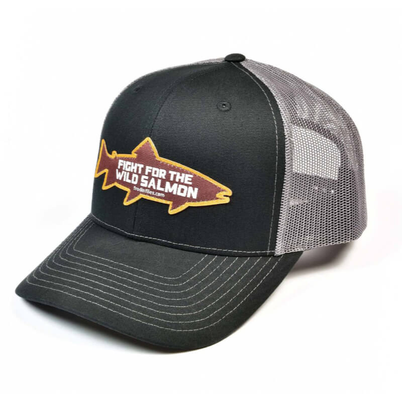 Frödin Flies ‘Wild Salmon’ Trucker Hat - Black/Grey