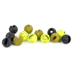 Mottled Tactical Slotted Tungsten Beads 4 mm
