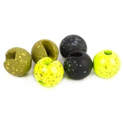 Mottled Tactical Slotted Tungsten Beads 6,4mm