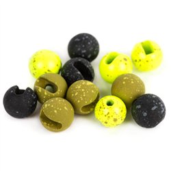 Mottled Tactical Slotted Tungsten Beads 7 mm
