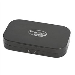 Fly Dressing Aluminium Box 8 Compartments - Grey