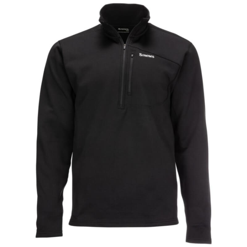 Simms Thermal 1/4 Zip Top Black - Large