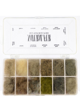 Natural Fur 12 färger - dubbing - Öppet lock
