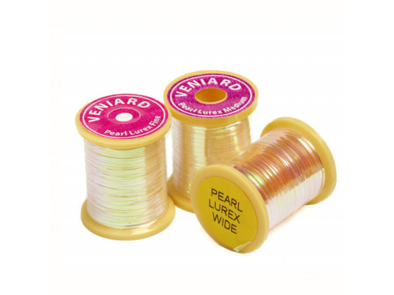 Pearl Lurex Tinsel Flat