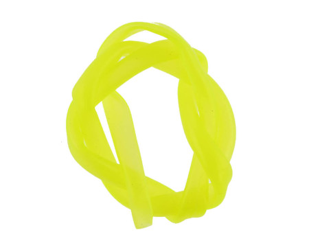 Krokhållarslang 5 mm, Fluo Yellow Glow