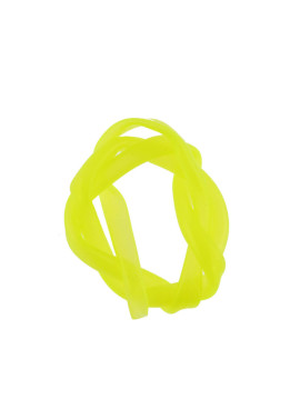 Krokhållarslang 5 mm, Fluo Yellow Glow
