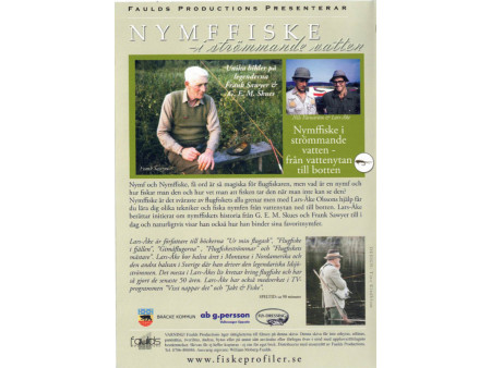Nymffiske i strömmande vatten - dvd - Baksida