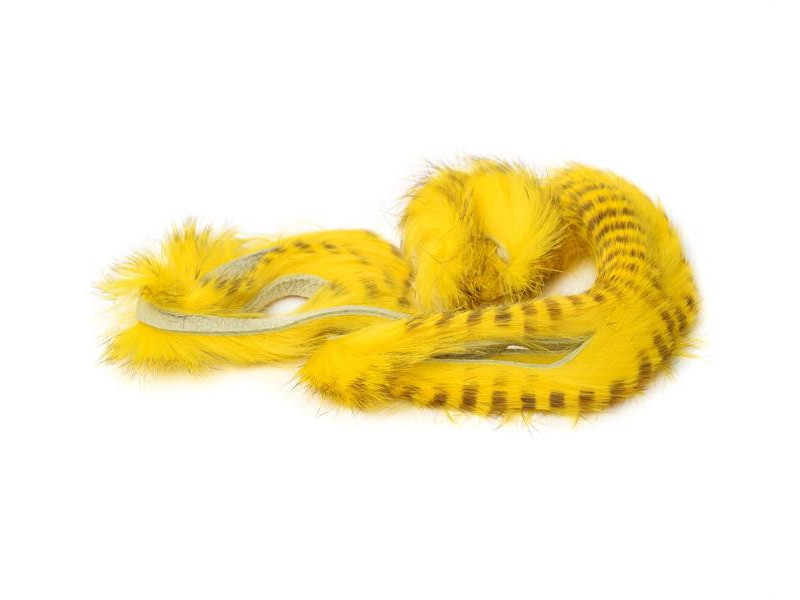 Brown Barred Magnum Rabbit Strips - Yellow