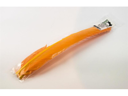 Turkey Biot Quills - Hareline - Sulphur Orange