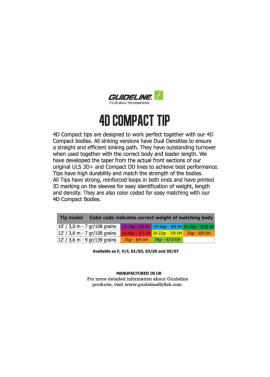 Guideline 4D Compact Tip - Baksida