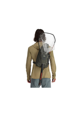 Simms Tributary Sling Pack - Back - in use