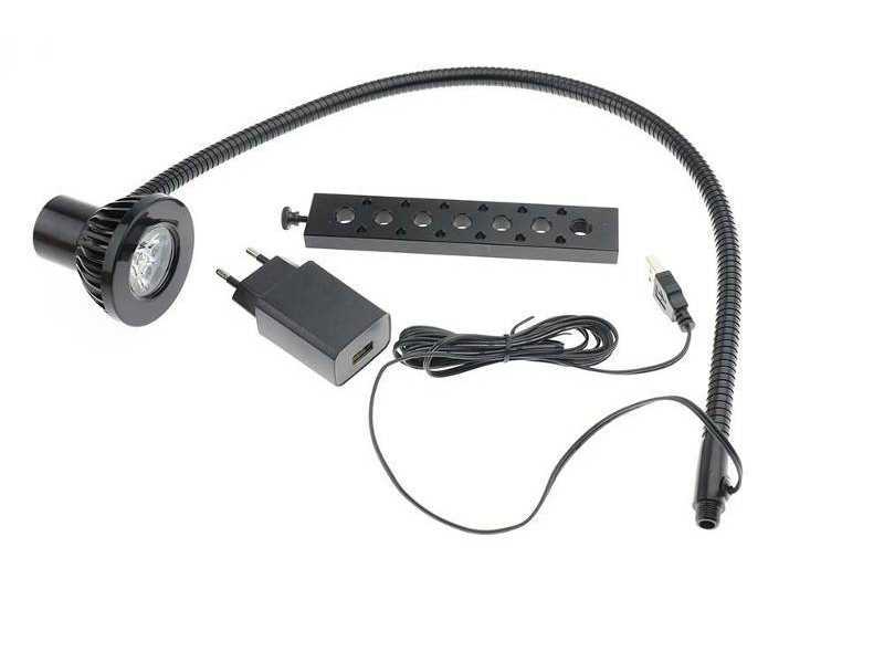 Dk Daylight Lamp - Tool Rack With USB And Alu Holder