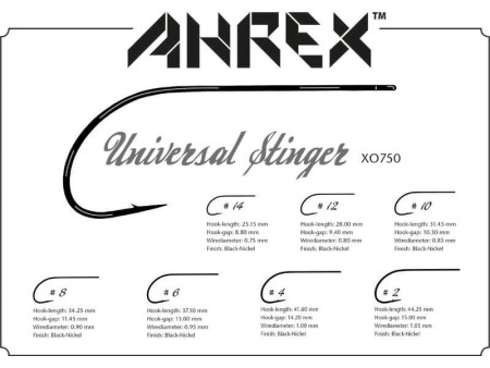 Ahrex XO750 universal Stinger - Chart