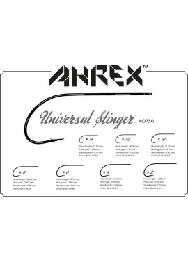 Ahrex XO750 universal Stinger - Chart