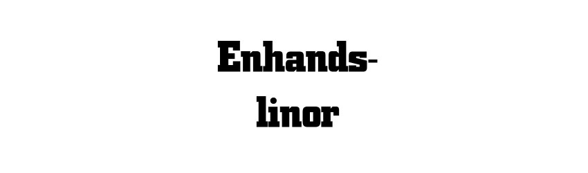 Enhandslinor